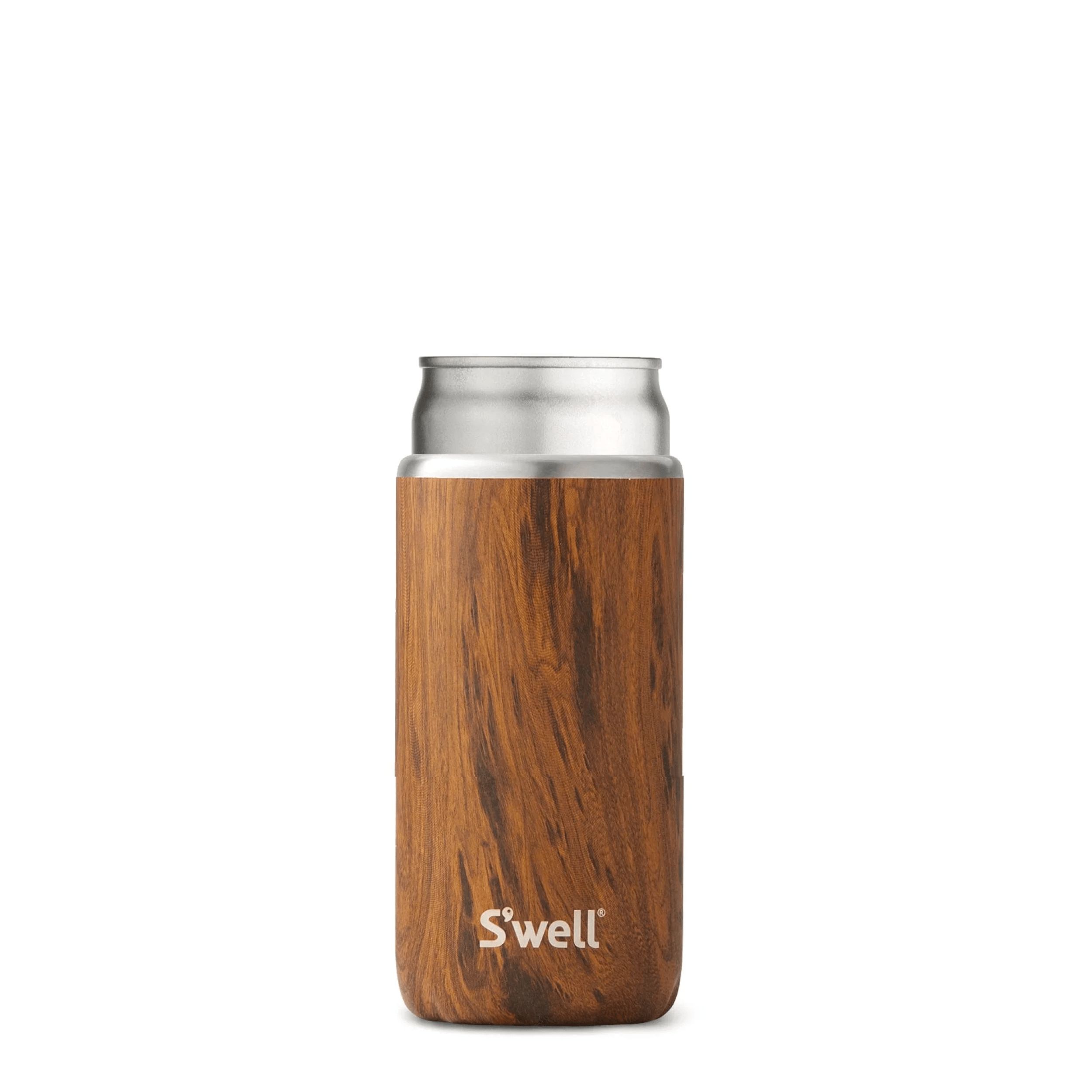 Slim Drink Chiller | 12oz Teakwood