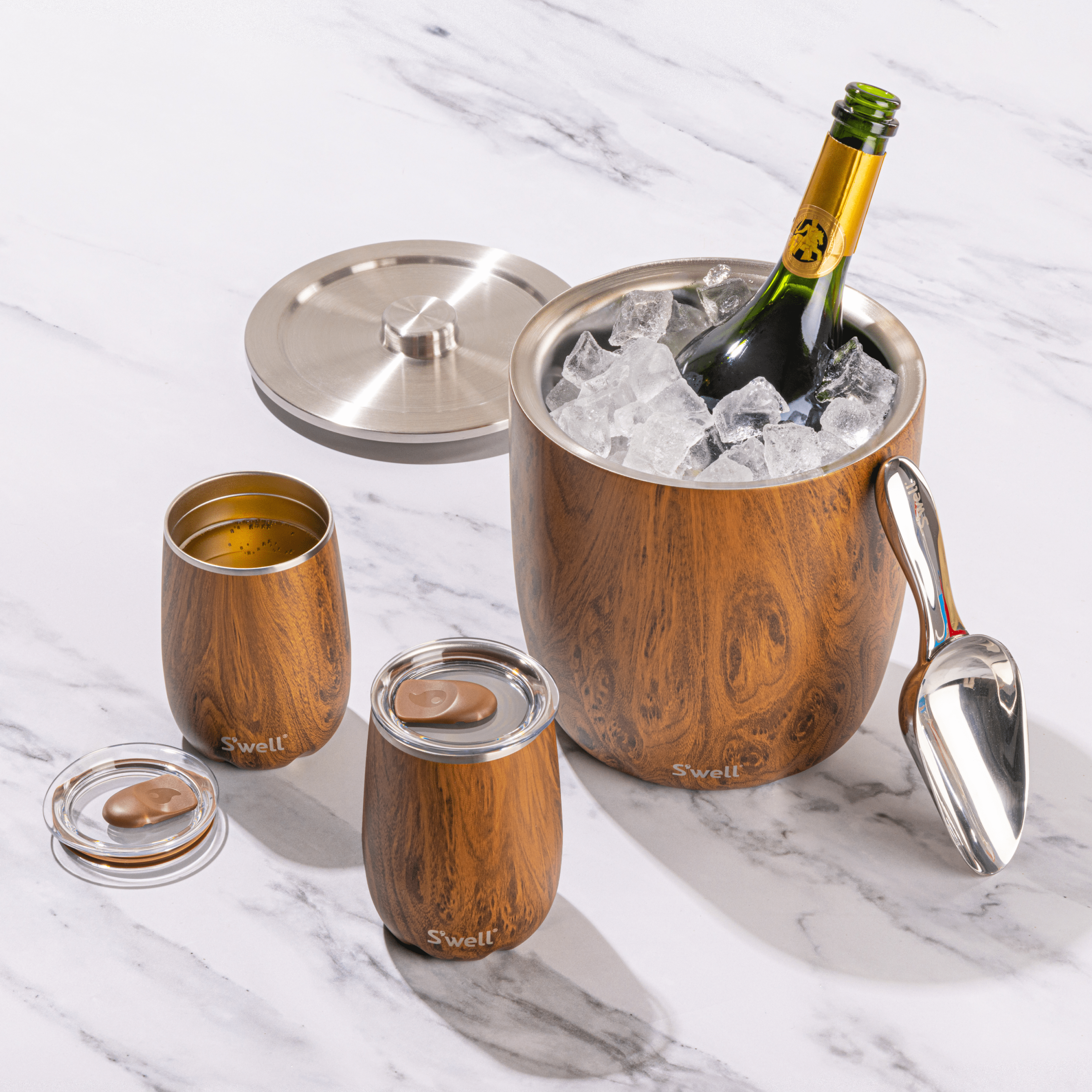 Ice Bucket XL | 100oz Teakwood