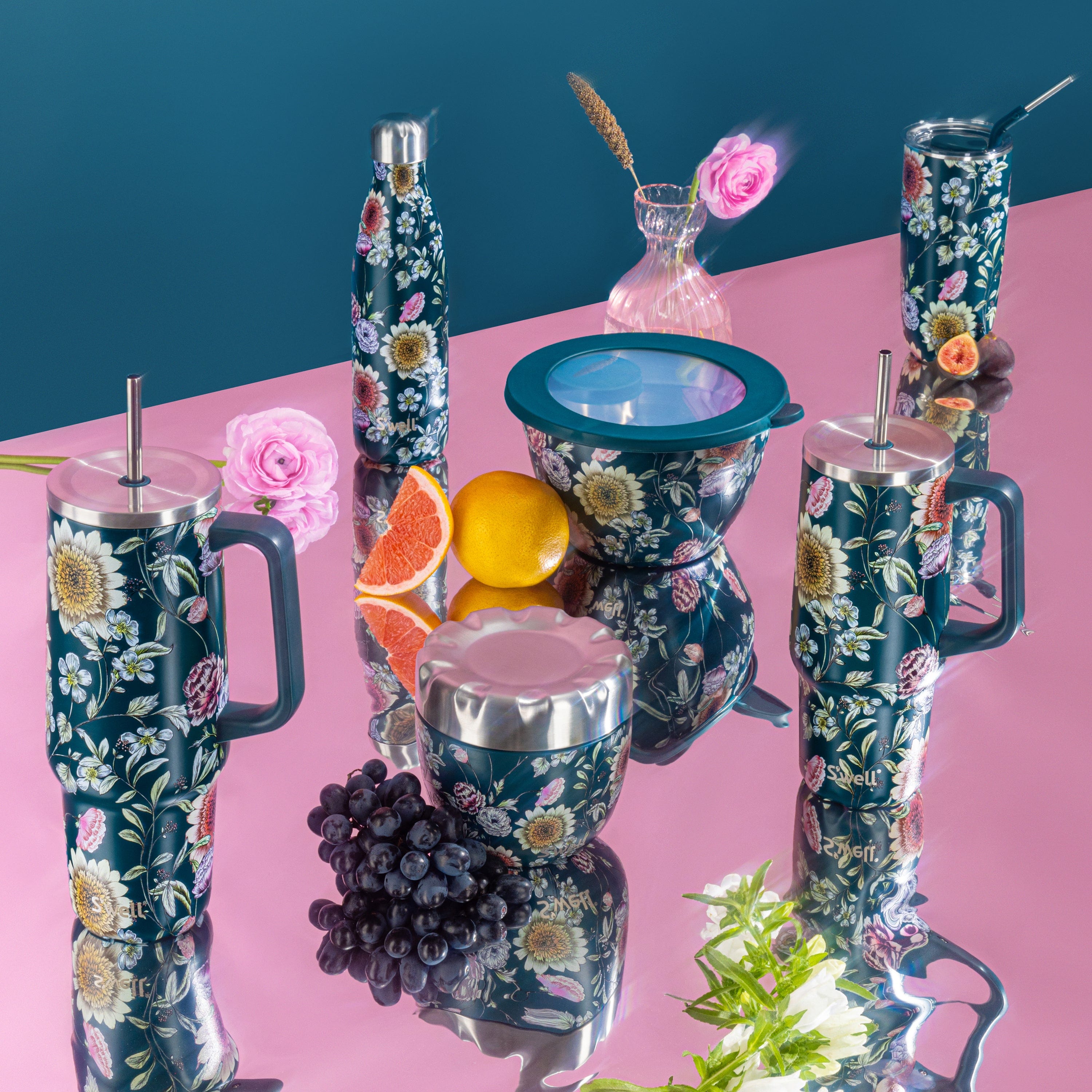 Tumbler XL | 40oz Midnight Botanical