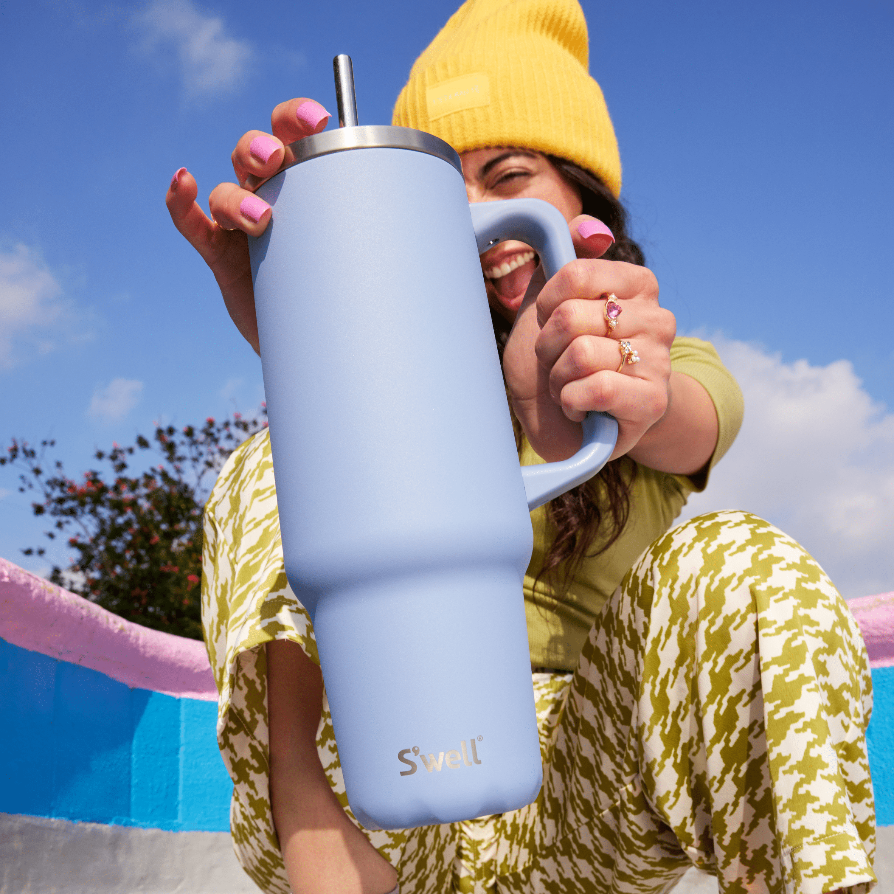 Tumbler XL | 40oz Hydrangea Blue