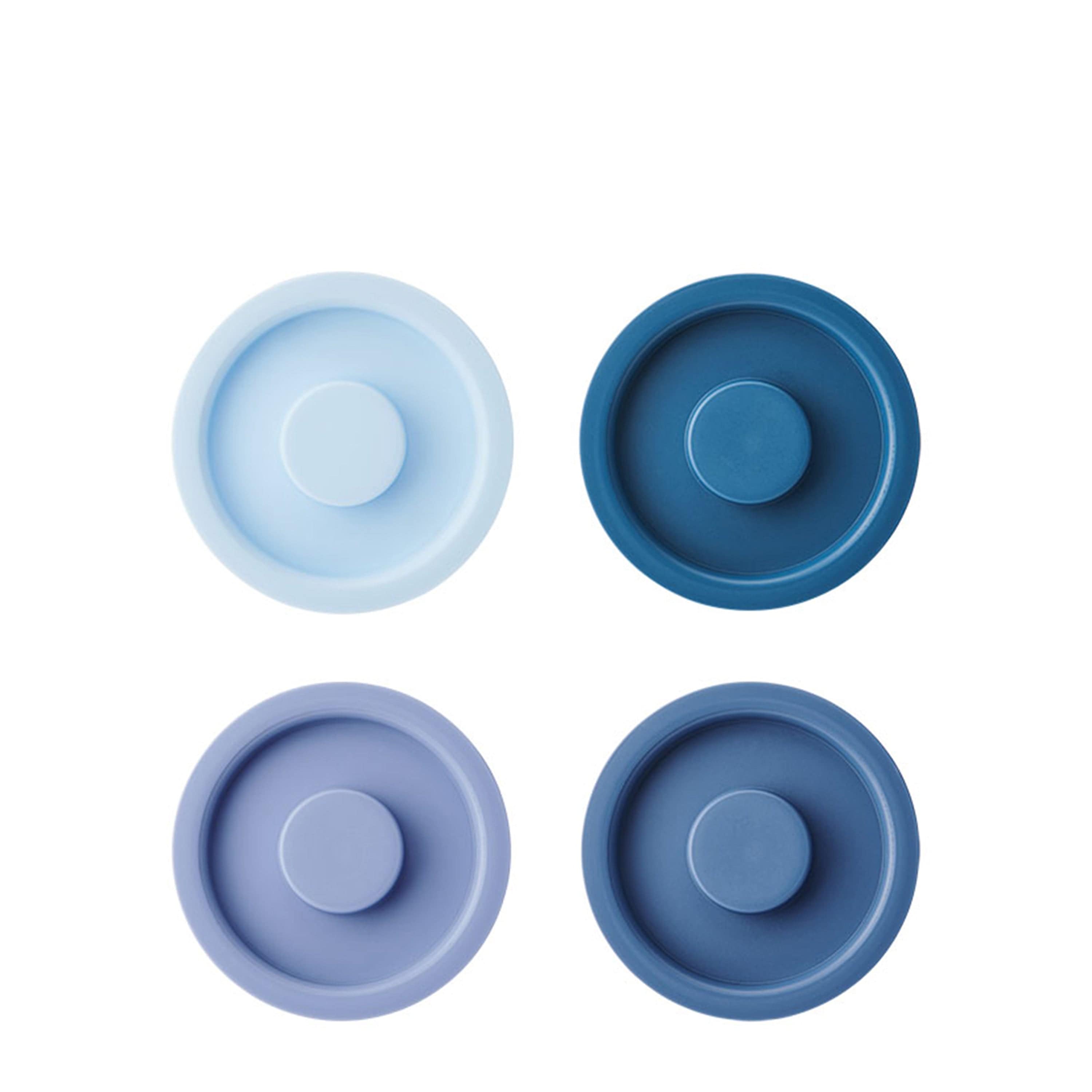Glass Prep Bowl Set | 12oz Coastal Blue