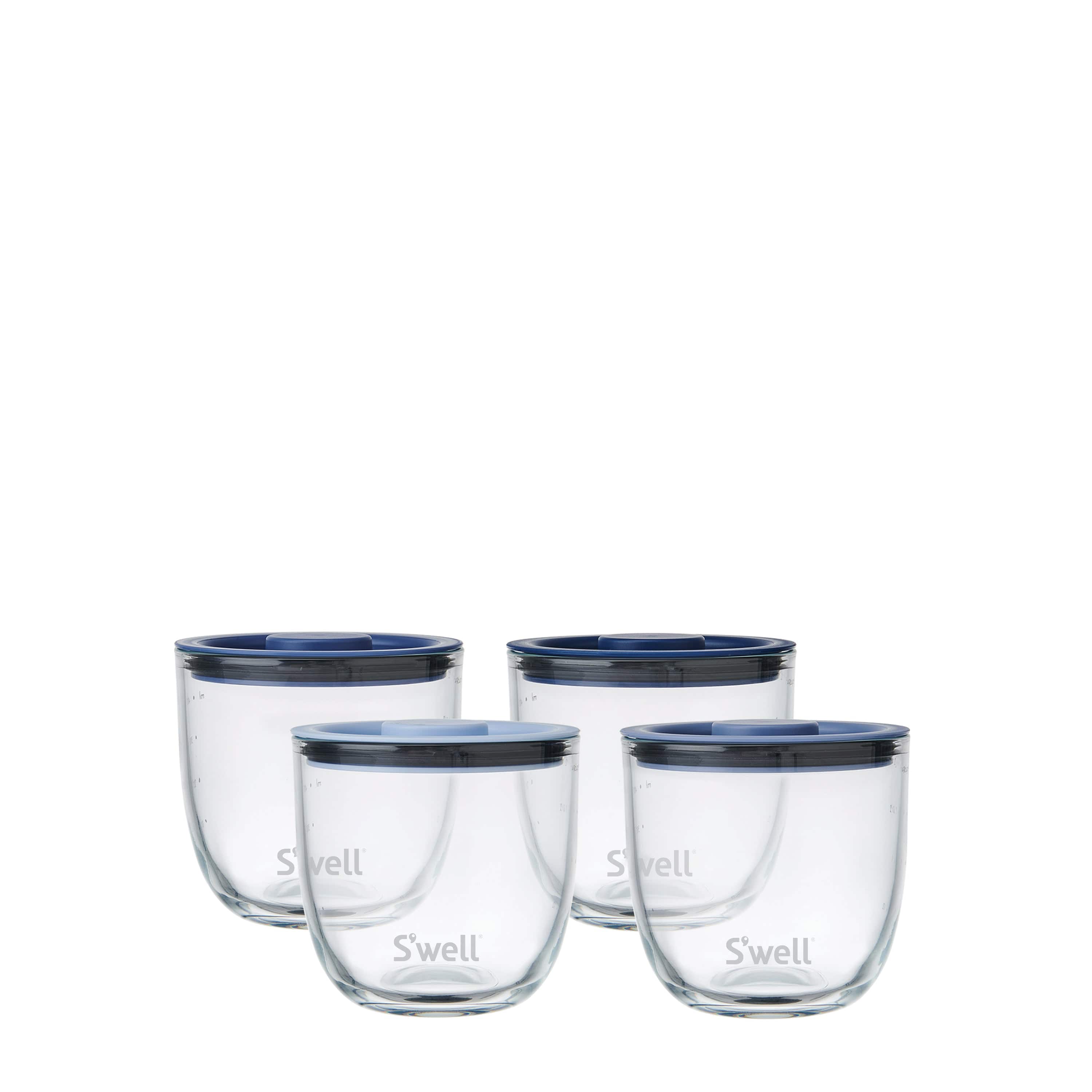 Glass Prep Bowl Set | 12oz Vintage Pastels