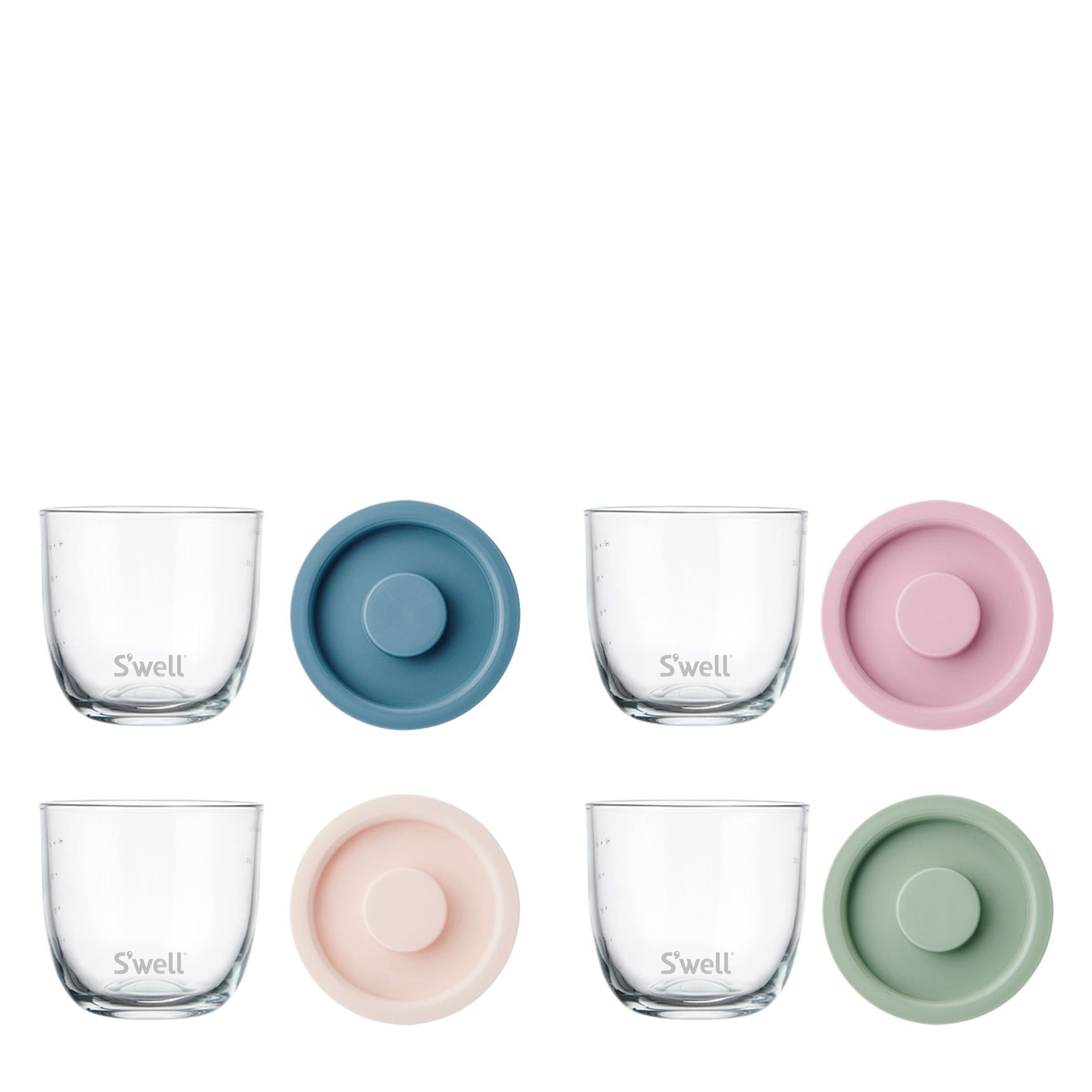 Glass Prep Bowl Set | 16oz Vintage Pastels