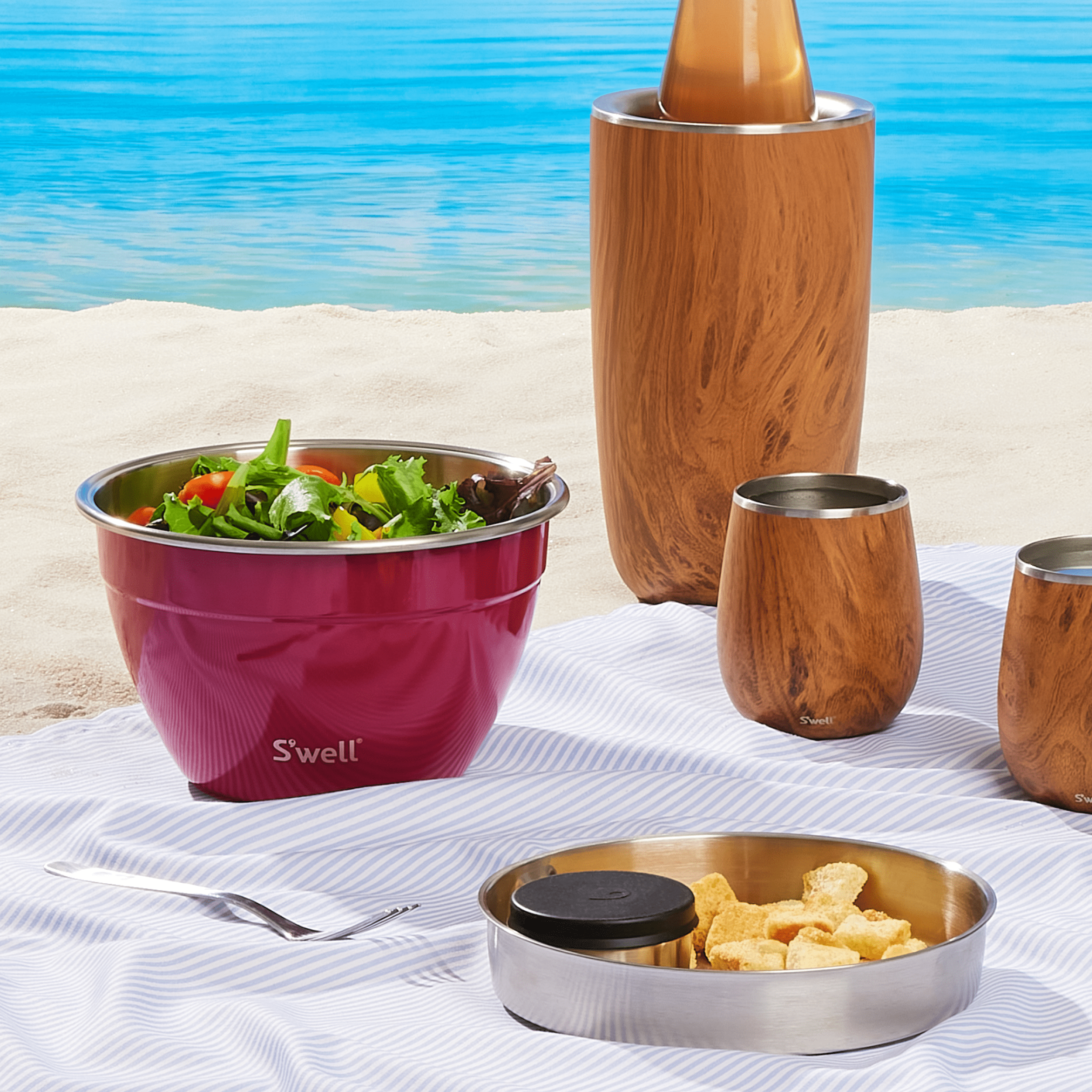 Salad Bowl Kit | 64oz Wild Cherry
