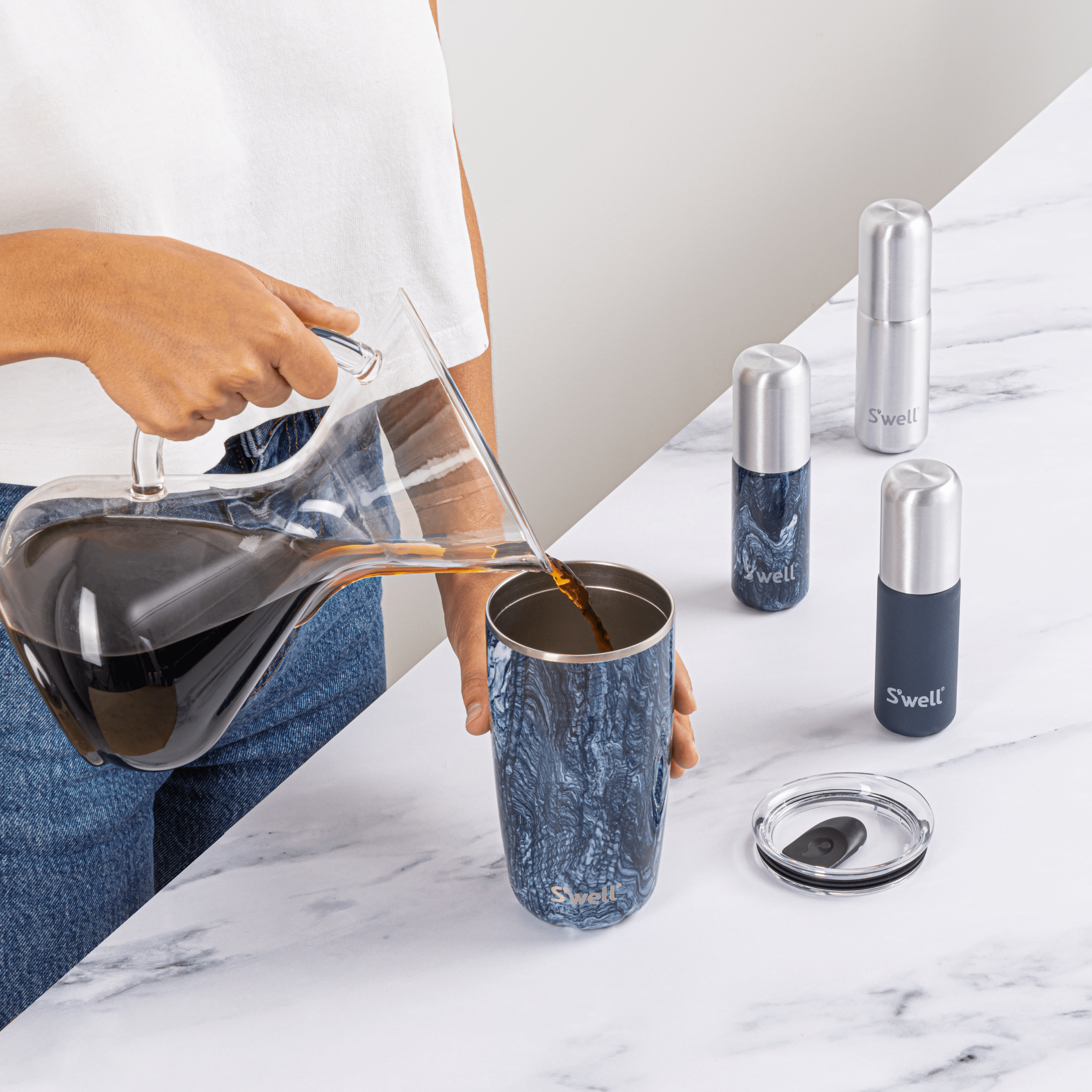Travel Bottle Set | 3.4oz Azurite