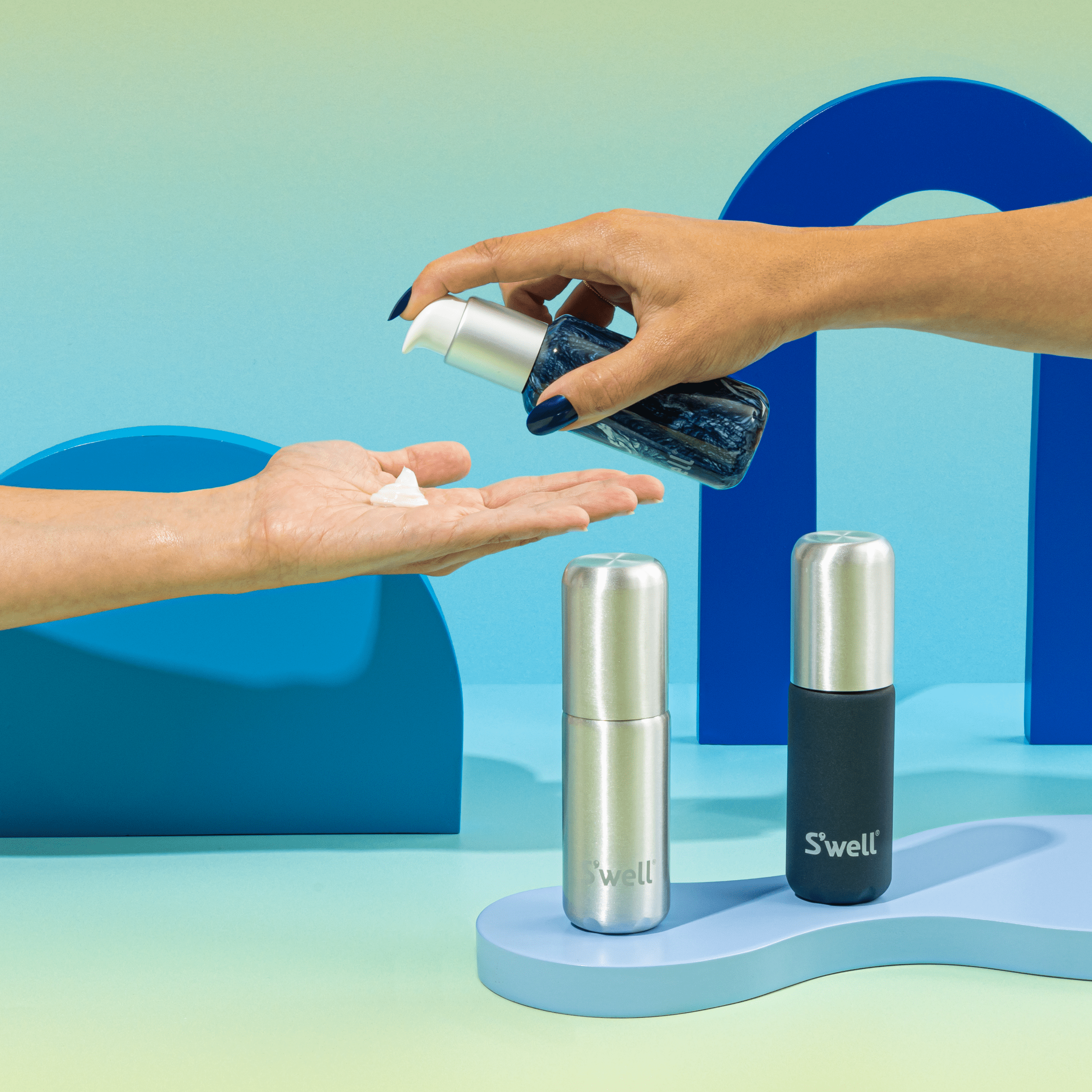 Travel Bottle Set | 3.4oz Azurite