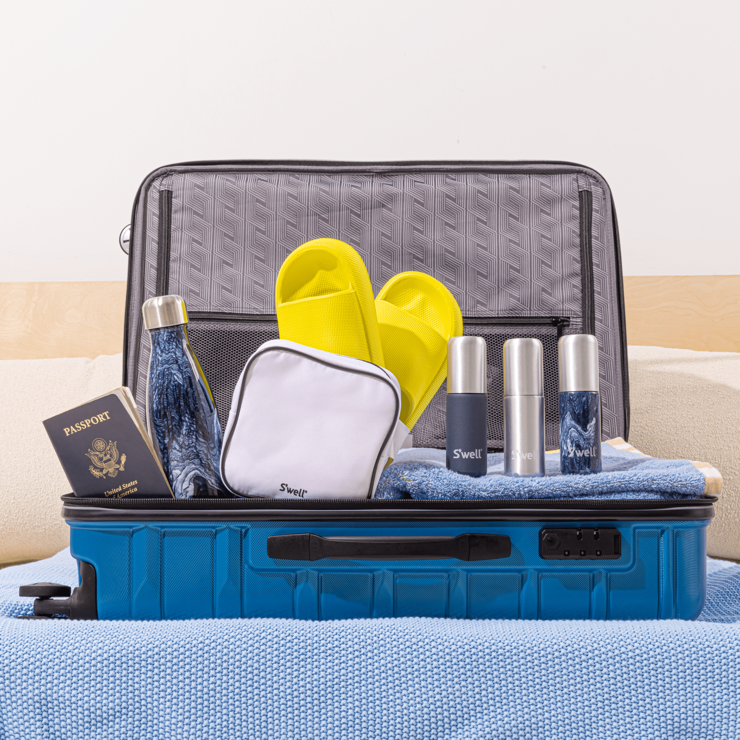 Travel Bottle Set | 3.4oz Azurite