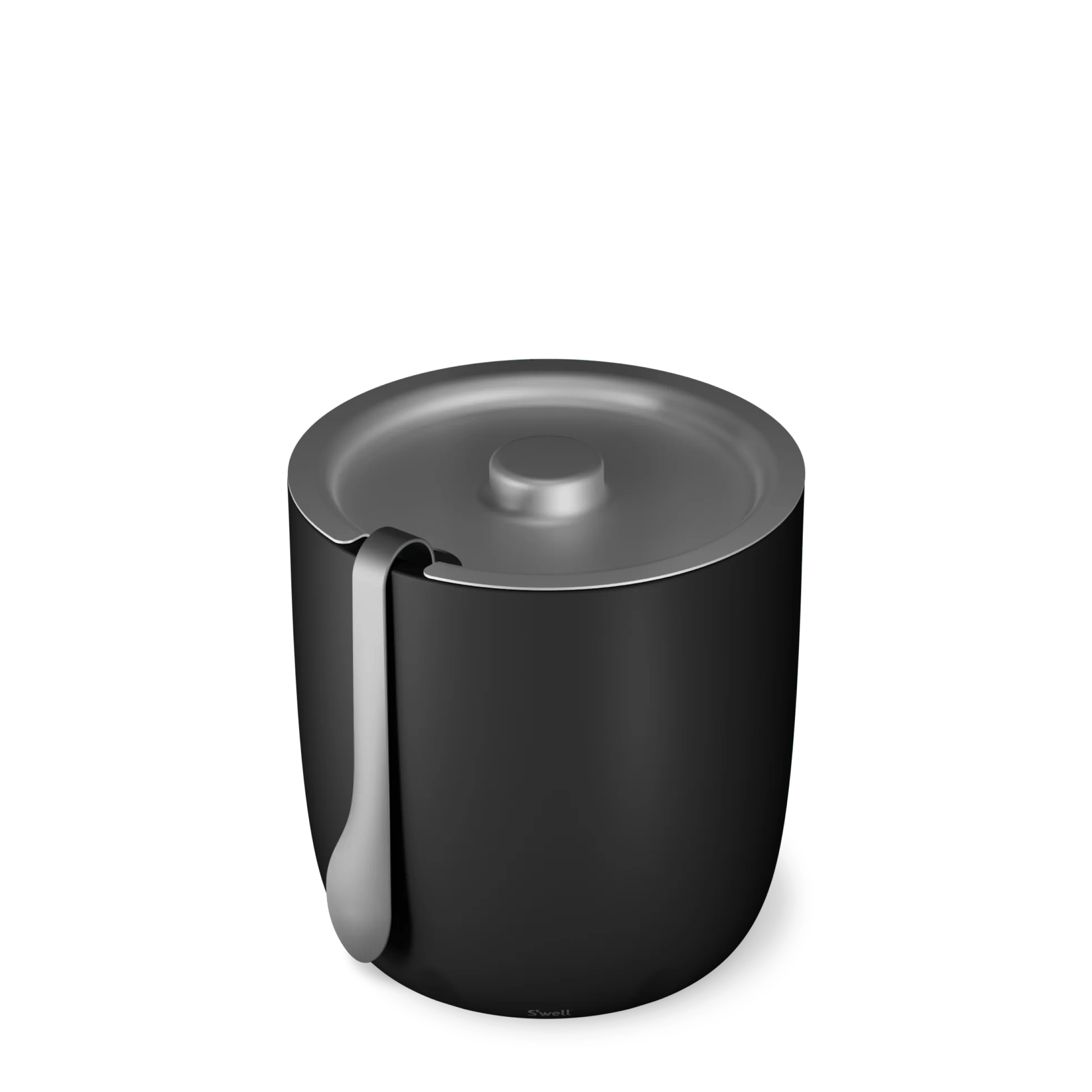 Ice Bucket + Tongs | 68oz Onyx