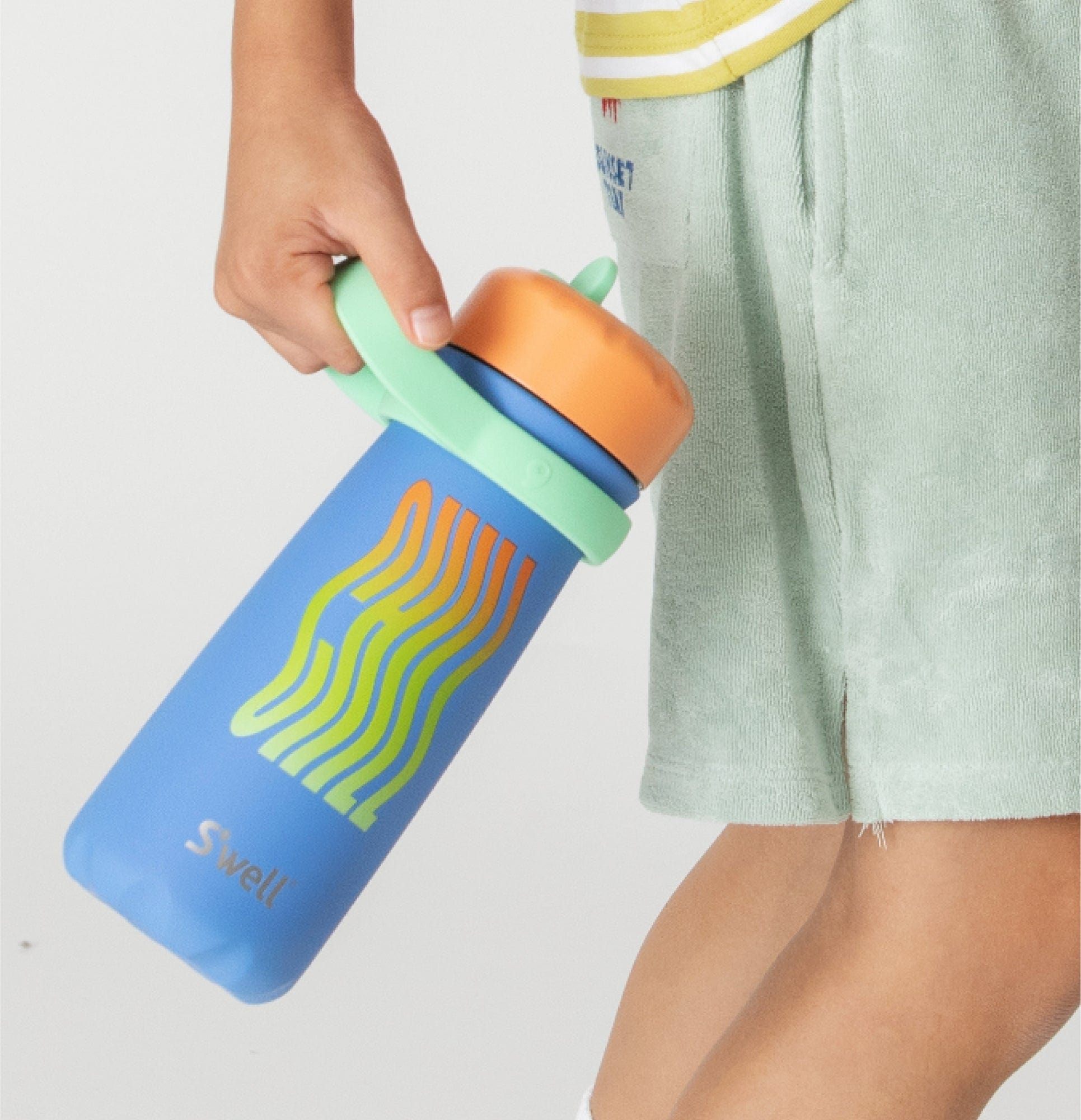 Traveler with Flip Straw Lid | 16oz Blue Chill