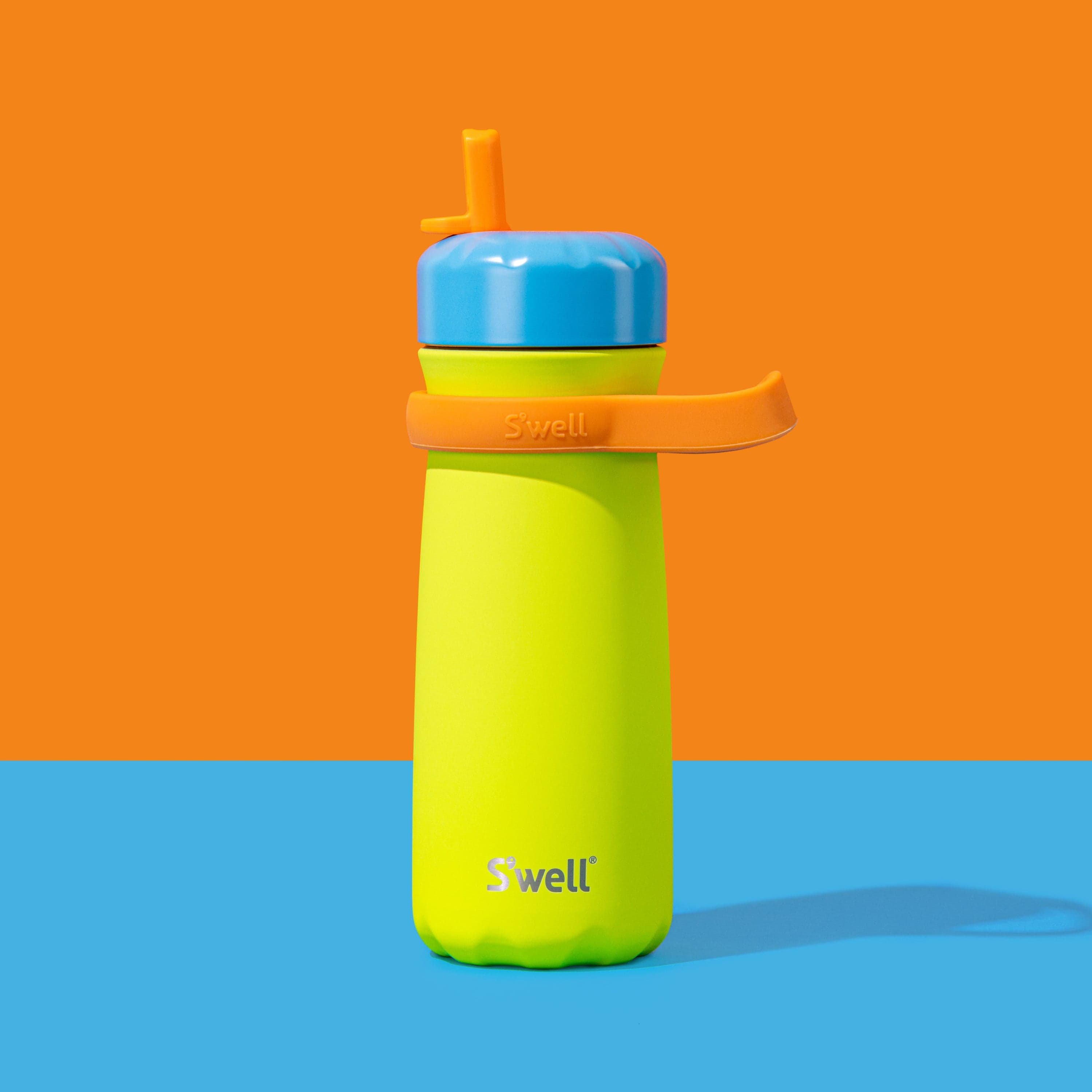 Traveler with Flip Straw Lid | 16oz Lime Sherbet