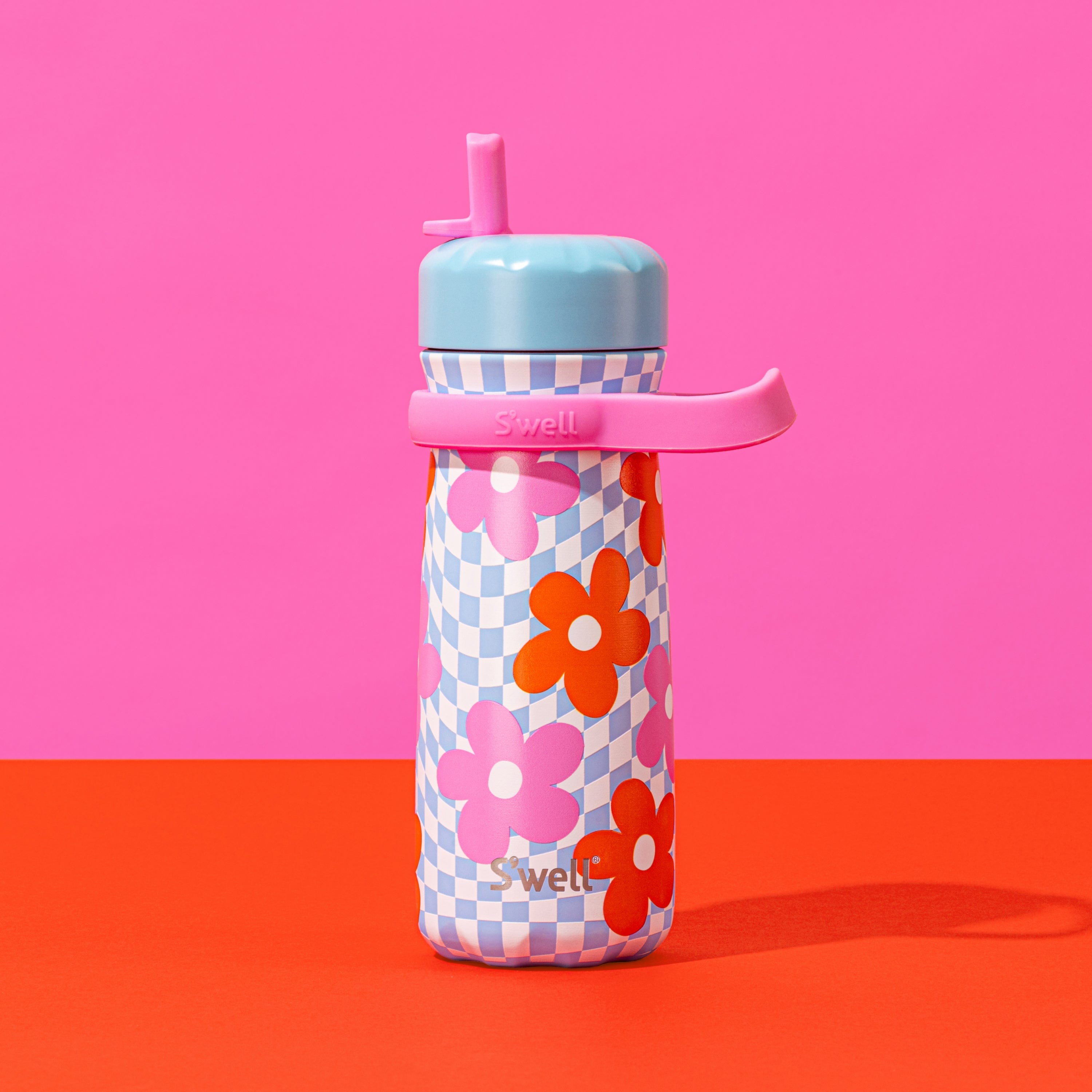 Traveler with Flip Straw Lid | 16oz Pink Petal