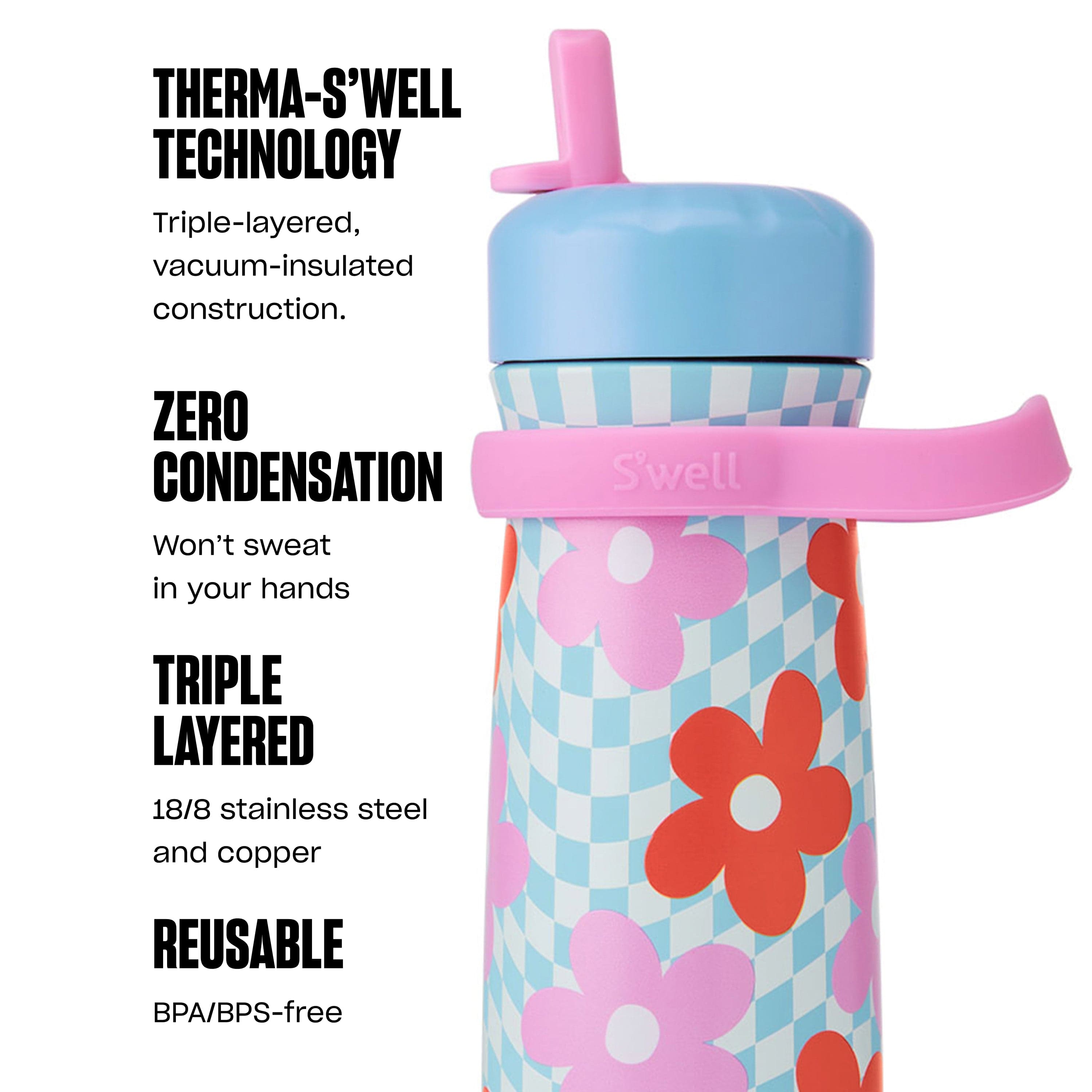 Traveler with Flip Straw Lid | 16oz Pink Petal