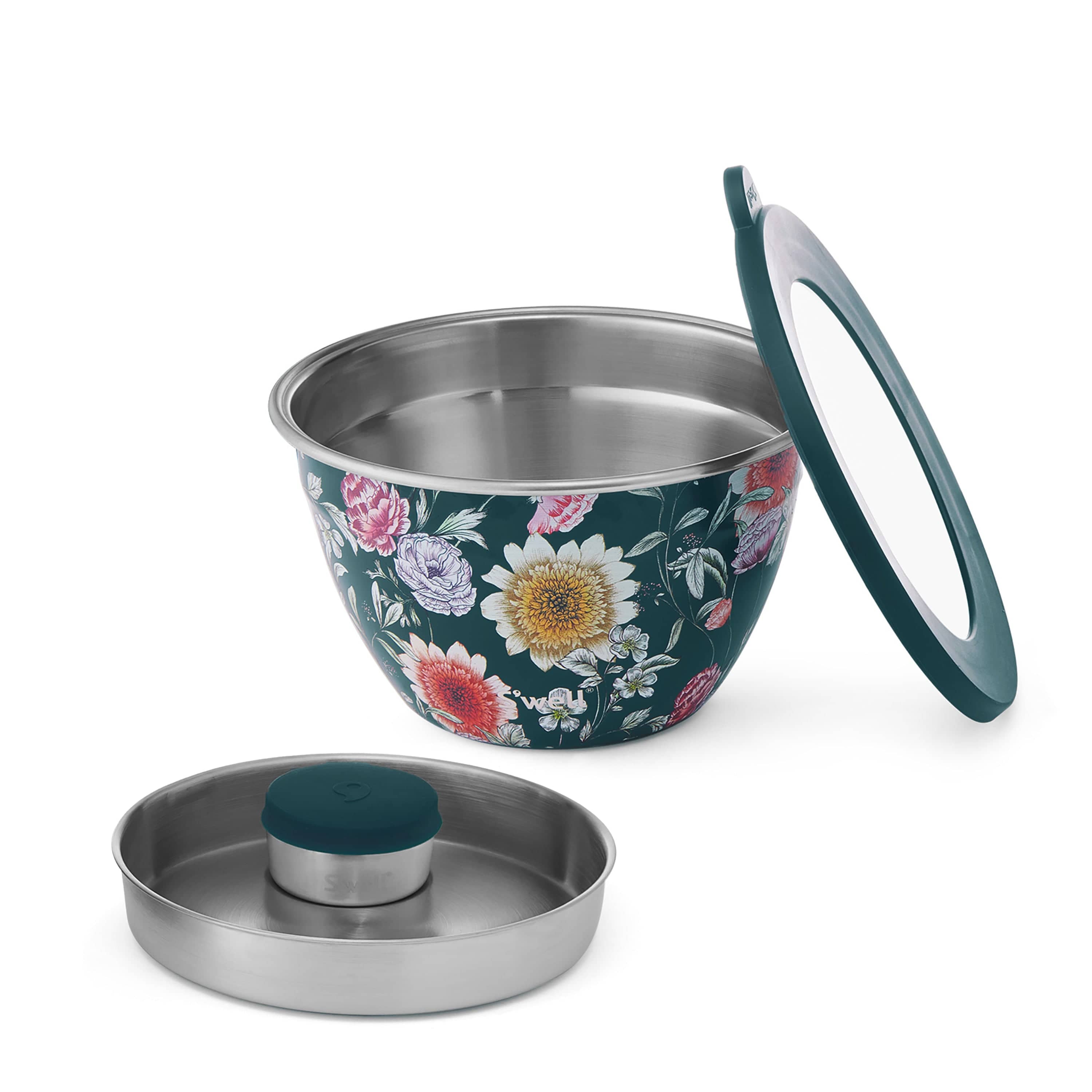 Salad Bowl Kit | 64oz Midnight Botanical